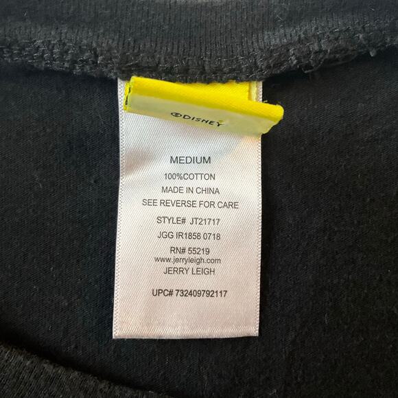 Disney Women Short Sleeve T-shirt size M, Black, Mickey Mouse - Picture 7 of 8